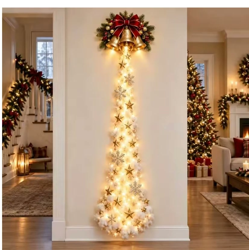 Golden Bells magic trail wall light