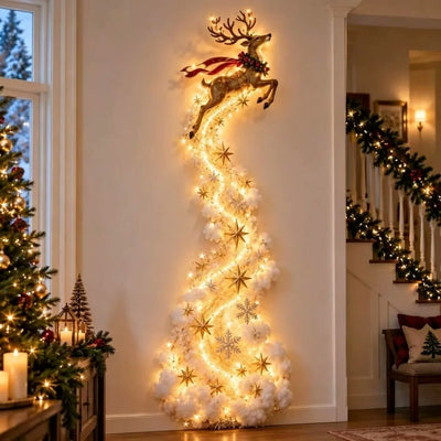 Golden Reindeer design